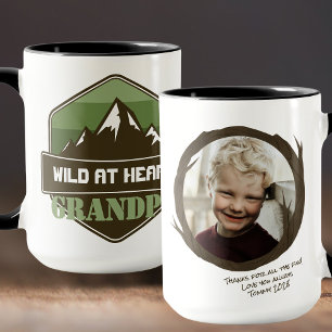 Wild at Heart Personalised Photo Gift Mug