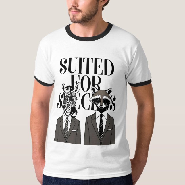 Wild at Heart: The Suited Elite Tee (Front)