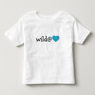 Wild at Heart - Turquoise Heart Toddler T-Shirt