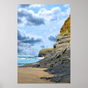 wild atlantic way ireland poster