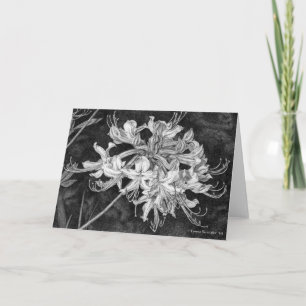 Wild Azalea Drawing Greeting Card