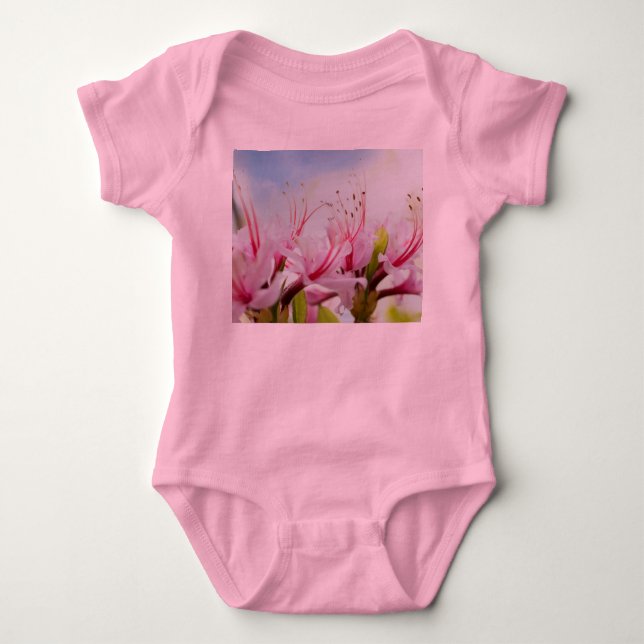 wild azaleas baby bodysuit (Front)