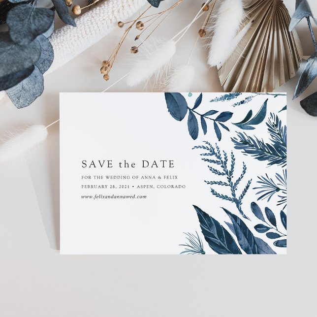 Wild Azure Save the Date Card (Creator Uploaded)