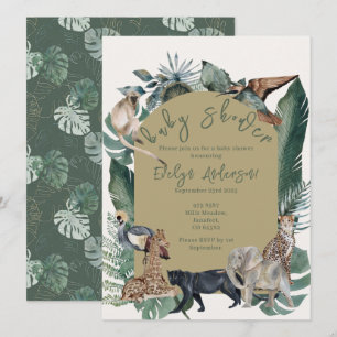 Wild Baby Shower Invitation