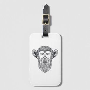 Wild Beast Of The Forest Doodle Luggage Tag