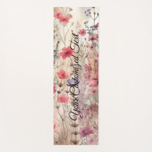 Wild Beauty Woven: Fashioned by Wildflowers Yoga Mat