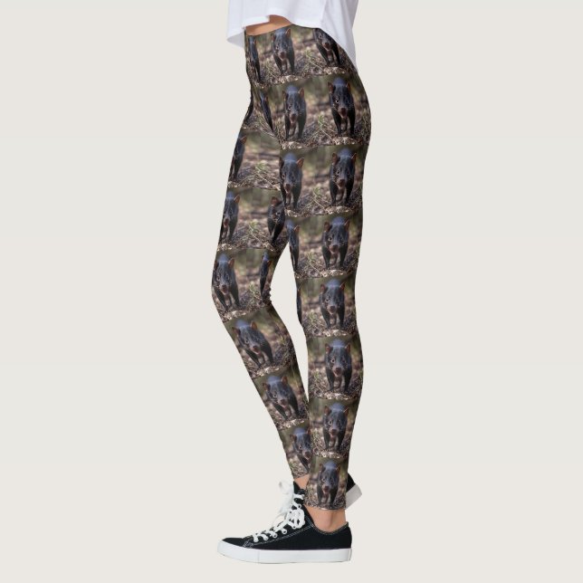Wild Beginnings: The Young Tasmanian Devil Leggings (Left)