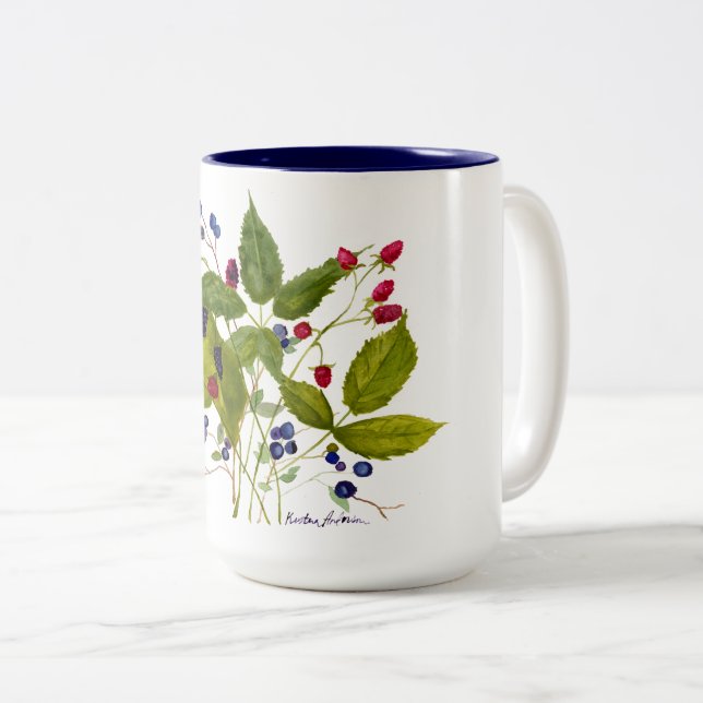 wild berry coffee mug (Front Right)