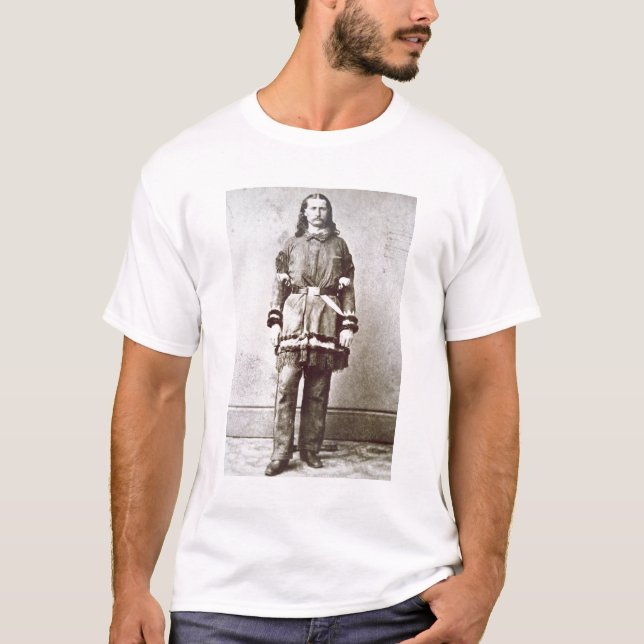 'Wild Bill' Hickok (1837-76) (b/w photo) T-Shirt (Front)