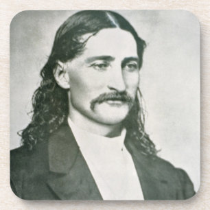 'Wild Bill' Hickok (b/w photo) Coaster