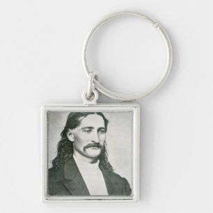 'Wild Bill' Hickok (b/w photo) Key Ring