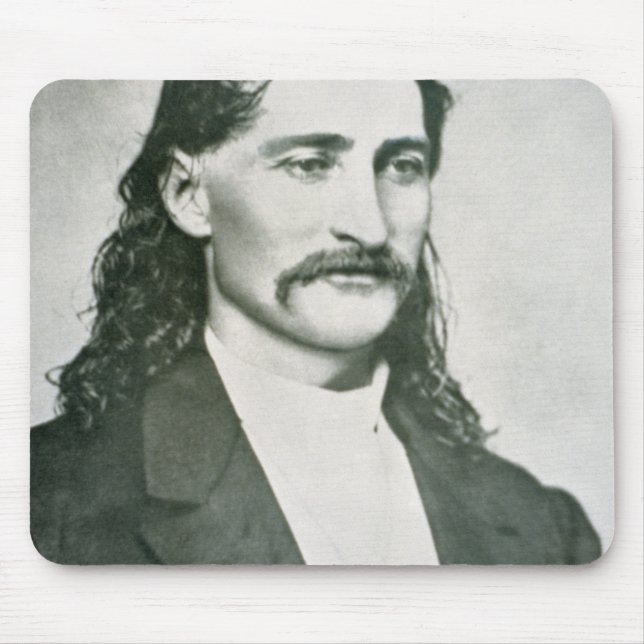 'Wild Bill' Hickok (b/w photo) Mouse Mat (Front)