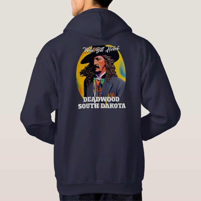 Wild Bill Hickok Deadwood Hoodie (Back)