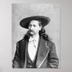 Wild Bill Hickok Portrait  Poster