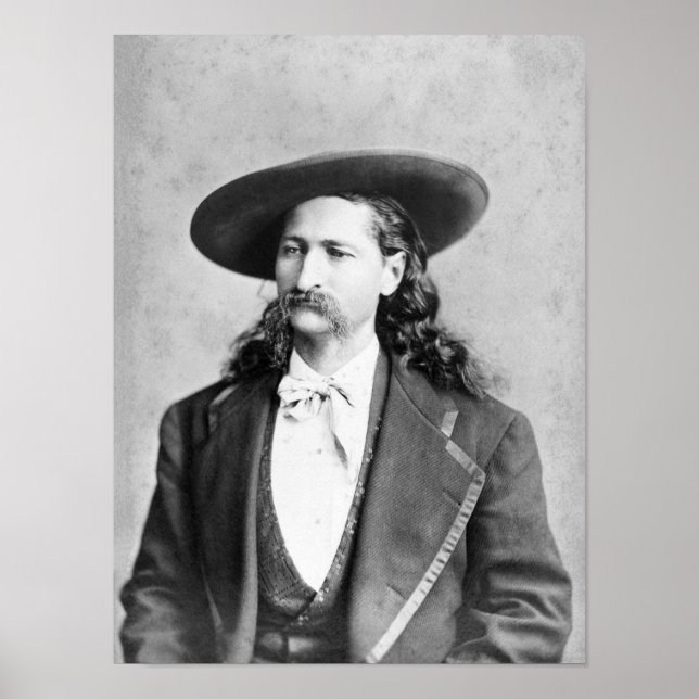 Wild Bill Hickok Portrait  Poster (Front)