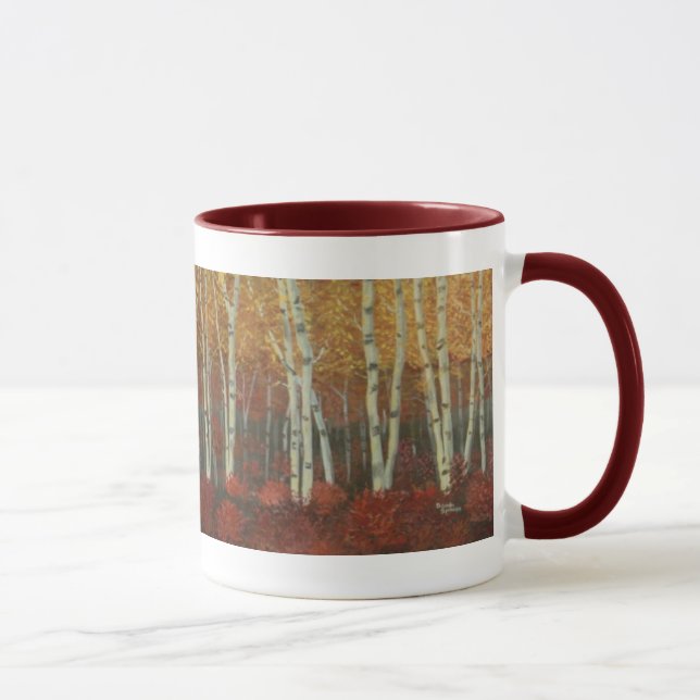 Wild Birch Grove Mug (Right)