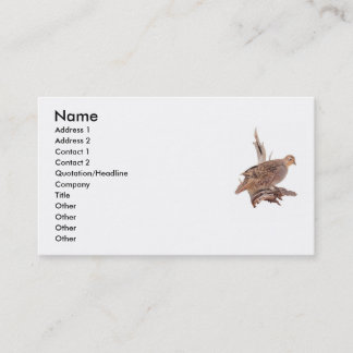 wild bird business card