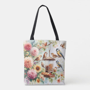 Wild Birds Image Tote Bag