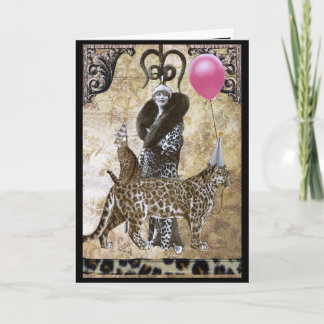 Wild Birthday - Mme. Ocelot Card