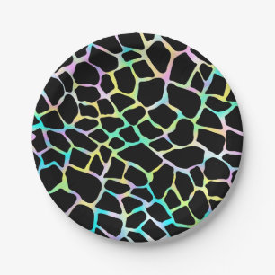 Wild Birthday party Giraffe Birthday Paper Plates