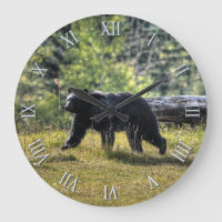 Wild Black Bear & Canadian Forest Photo Art