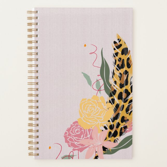 Wild Blooms Notebook Planner (Front)
