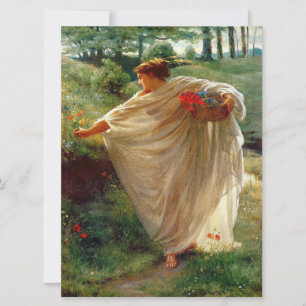 Wild Blossoms (by Edward Poynter) Card
