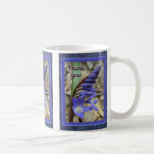 Wild Blue Hyacinth Thank You Coffee Mug