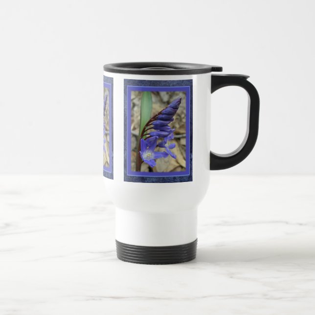 Wild Blue Hyacinth Travel Mug (Right)