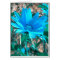 Wild Blue Sunflower Card *customise*