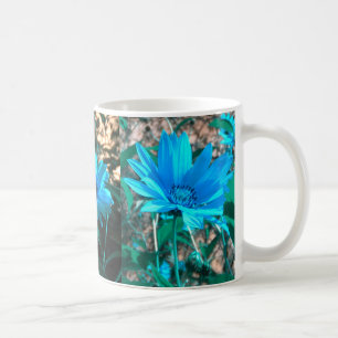 Wild Blue Sunflowers Mug