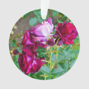 Wild Blue Yonder Rose #1 Ornament