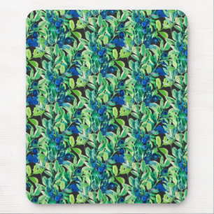 wild blueberries mouse mat