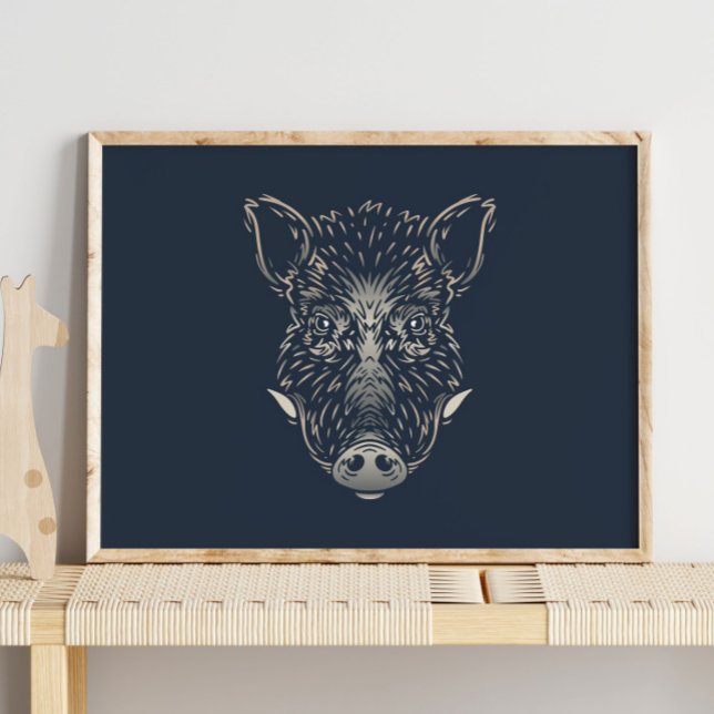Wild Boar | Forest Animal Wild Boar Wall Print (Creator Uploaded)