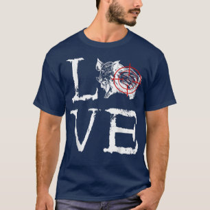 Wild Boar Hunting Love Creepy Wild Hog Hunter Wild T-Shirt