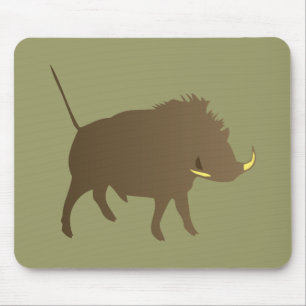 wild boar mouse mat