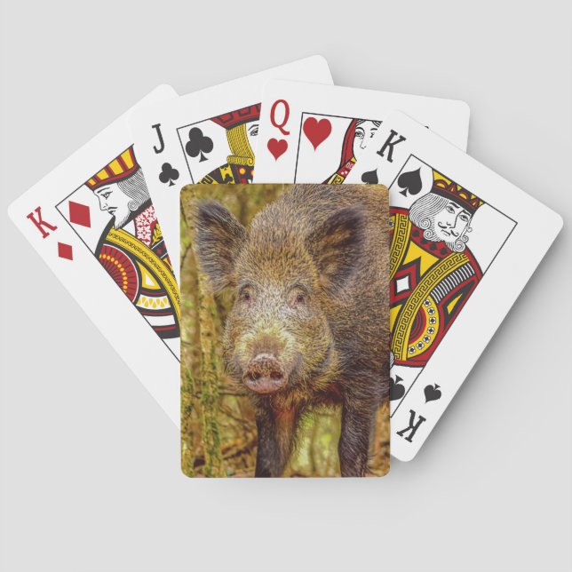 Wild Boar Playing Cards (Back)
