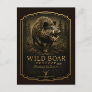 Wild Boar Postcard