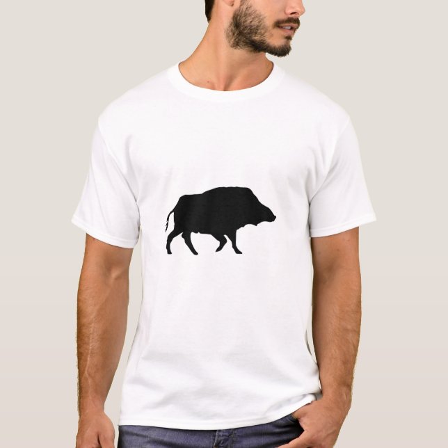 wild boar T-Shirt (Front)