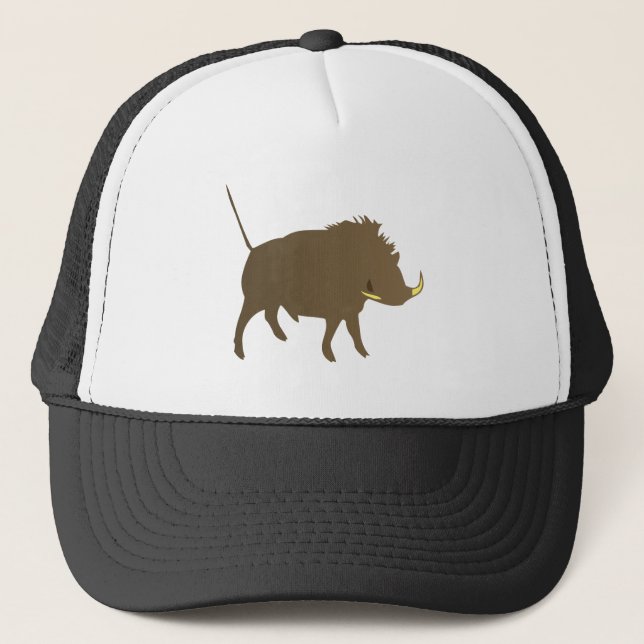 wild boar trucker hat (Front)