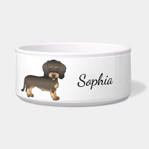 Wild Boar Wire Haired Dachshund Cartoon Dog & Name