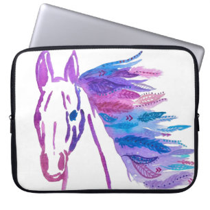 Wild Bohemian Horse Laptop Sleeve By Megaflora