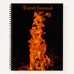 Wild Bonfire Night Photography Travel Notebook