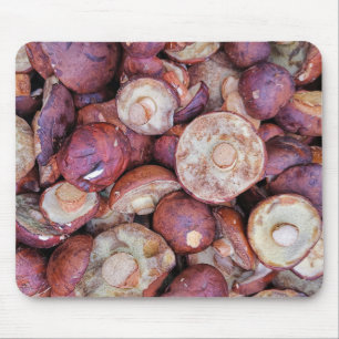 Wild Brown Mushrooms Photography Mouse Mat