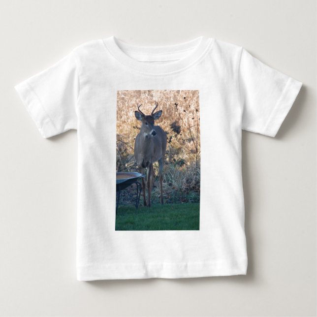 Wild Buck Deer Baby T-Shirt (Front)
