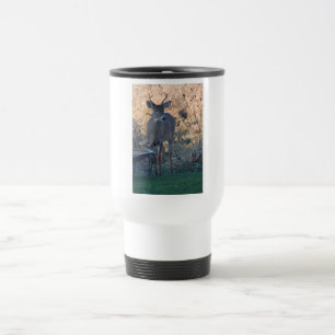 Wild Buck Deer Travel Mug