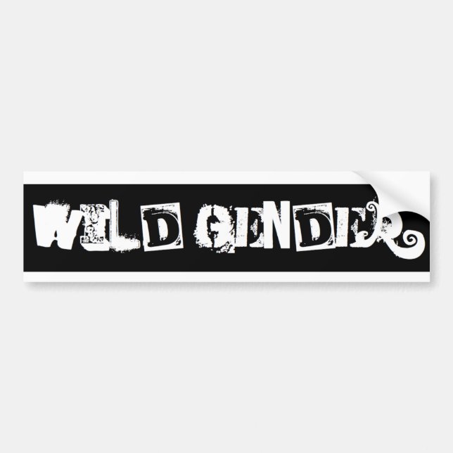 Wild Bumper Bumper Sticker (Front)
