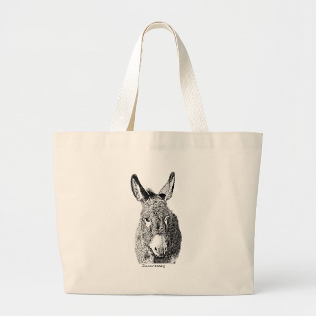 Wild Burro Large Tote Bag (Front)