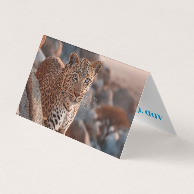 Wild Business Card Fully Customisable (Back)