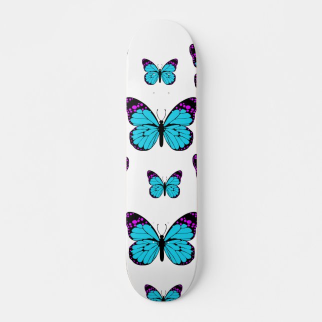 Wild Butterflies Skateboard (Front)